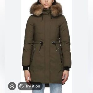 Mackage Olive Puffer Jacket with Fur Trim